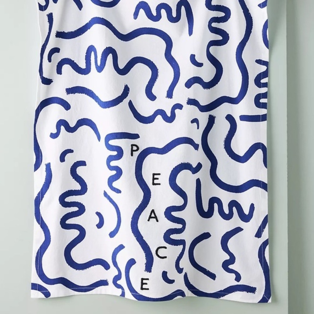 Anthropologie-Maristella Gonzalez Peace Dish Towel
